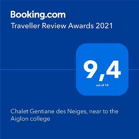 Chalet Gentiane Des Neiges, Near To The Aiglon College Chalet Chesieres